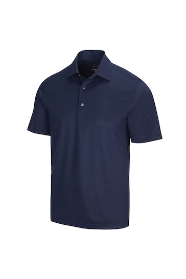 Greg Norman Navy Freedom Micro Pique Polo Shirt