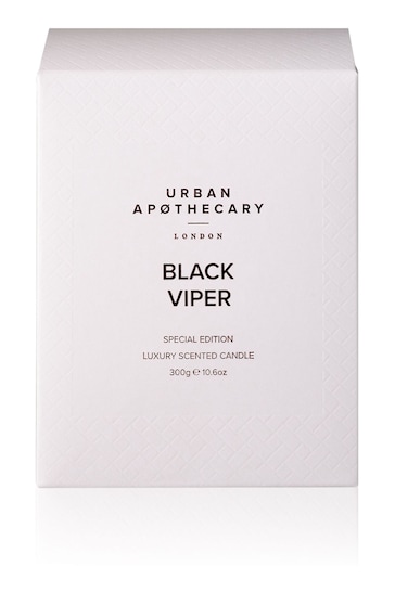 Urban Apothecary Clear 300g Black Viper Luxury Scented Candle