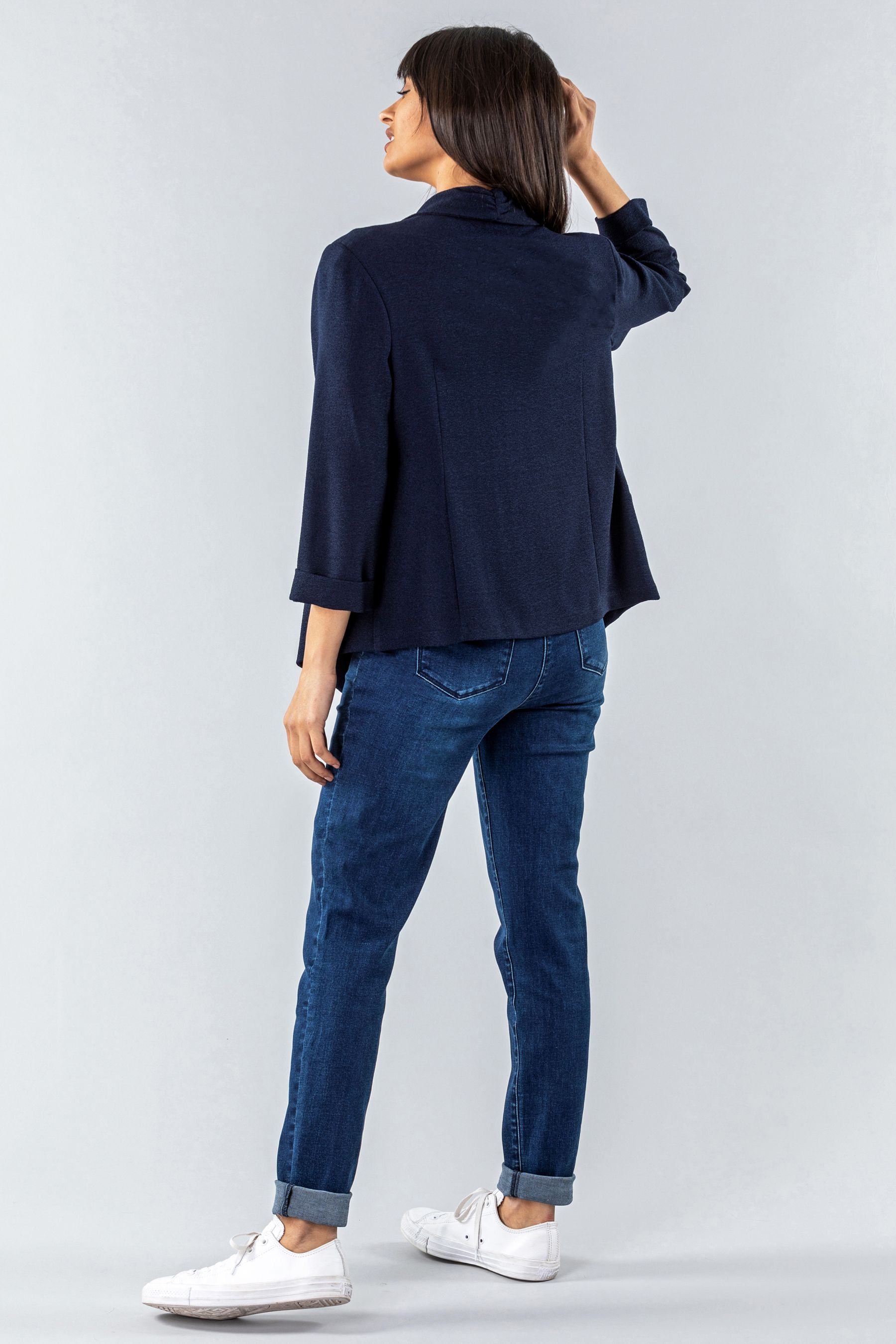Navy waterfall discount jacket uk