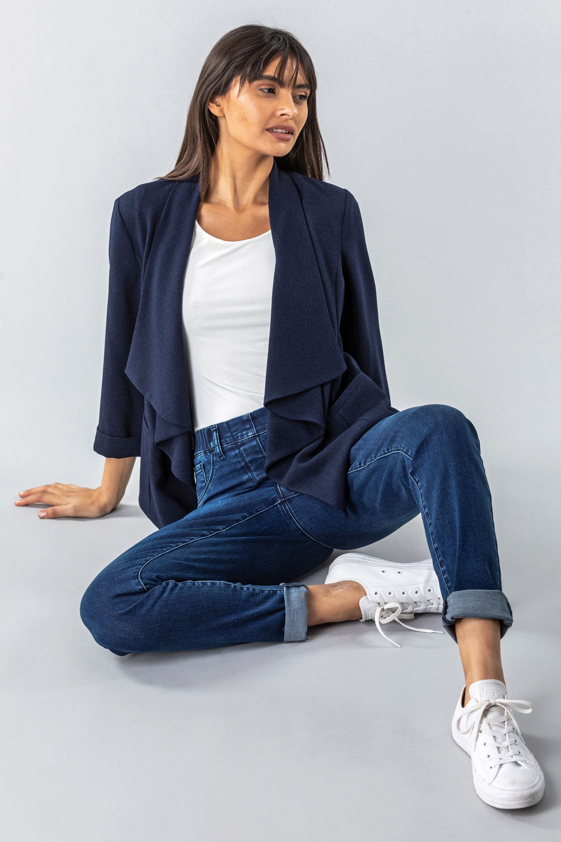 Navy waterfall jacket uk new arrivals