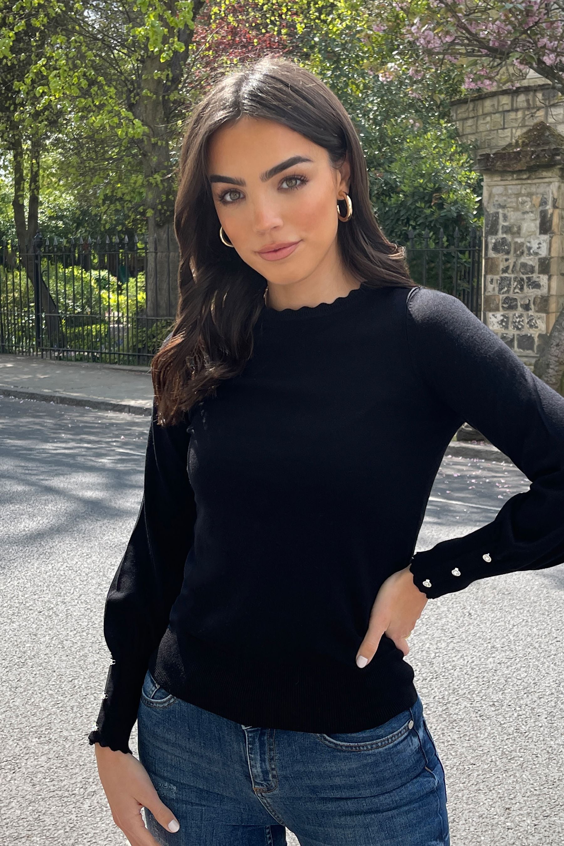 Lipsy 2025 black jumper
