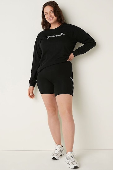 Victoria's Secret PINK Pure Black High Waist Cycling Short