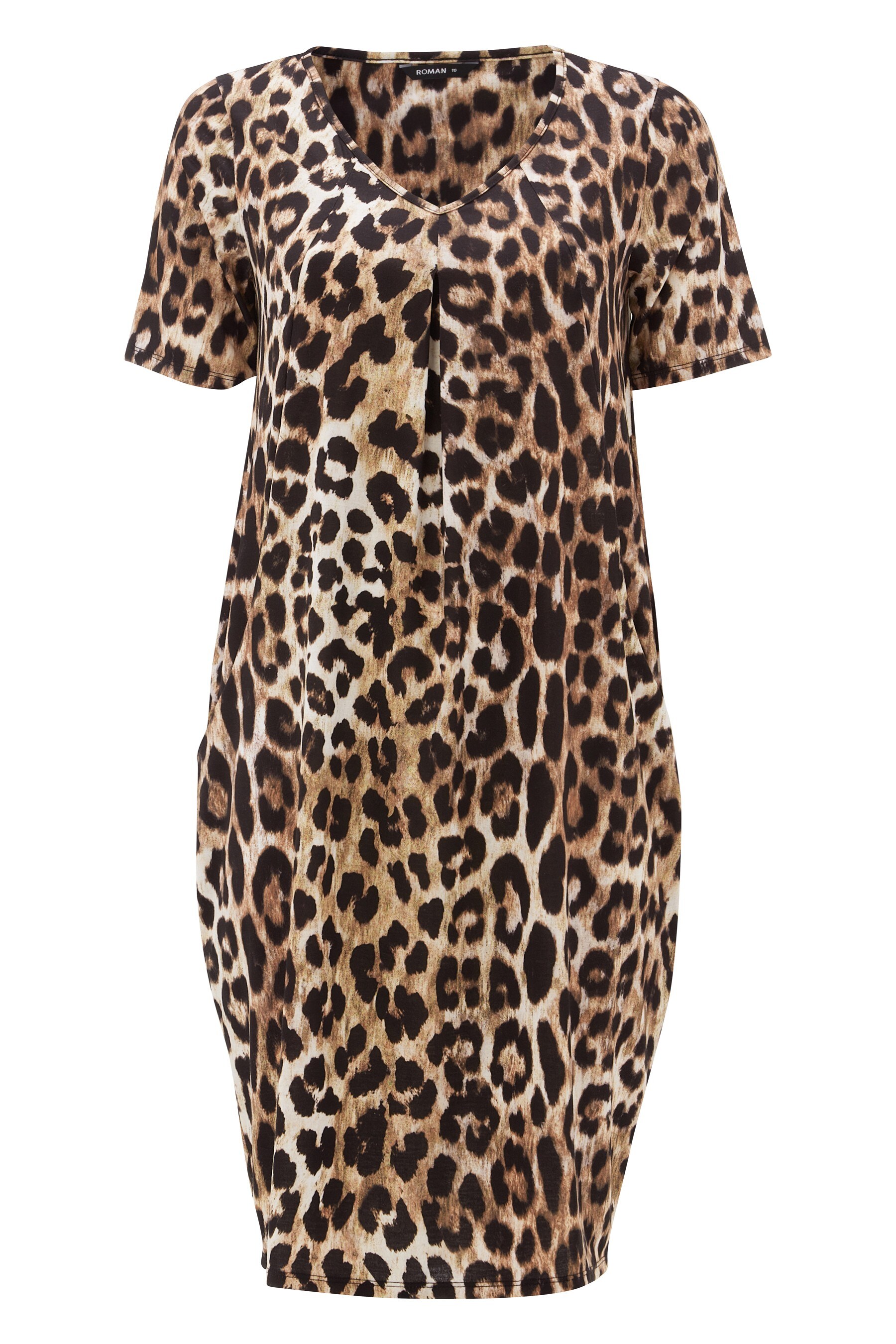 Roman leopard new arrivals print dress