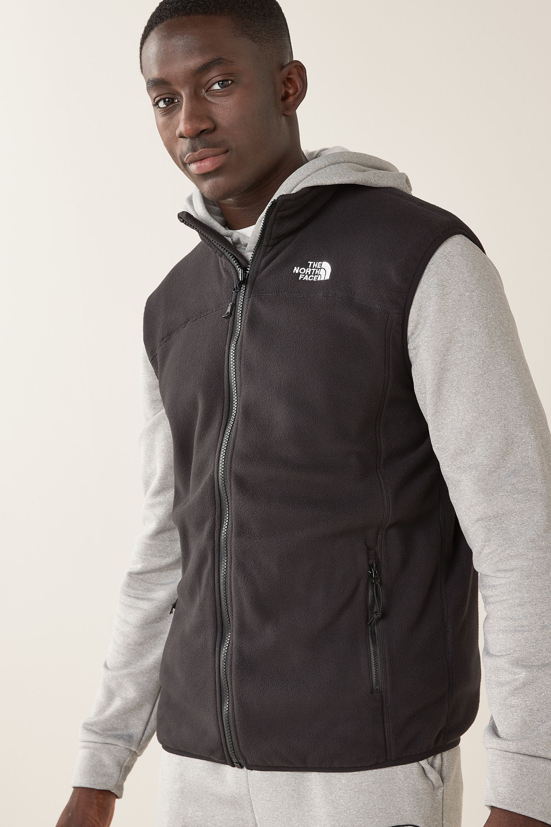 North face cheap fleece gilet