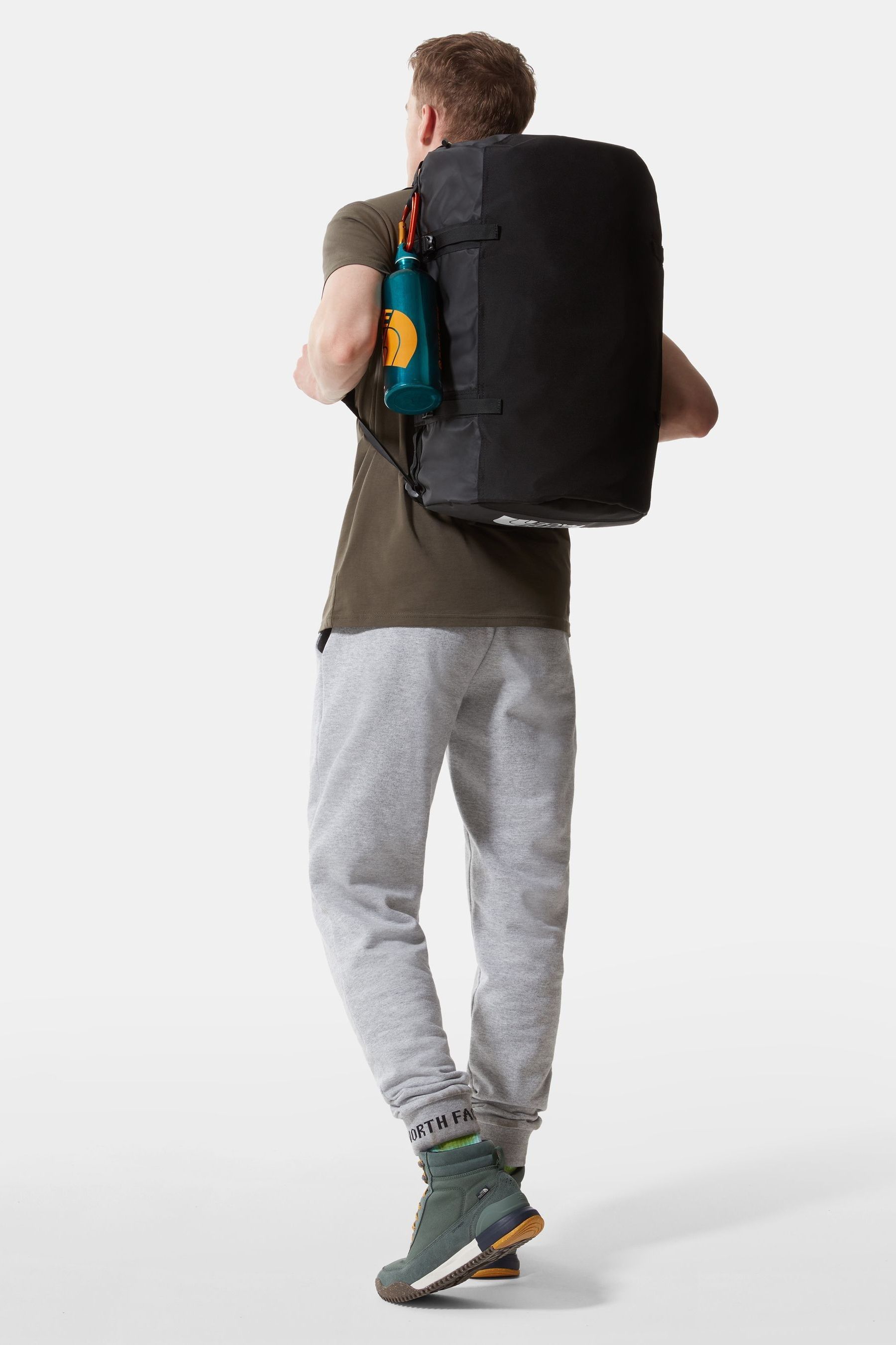 North face base shop camp duffel small black