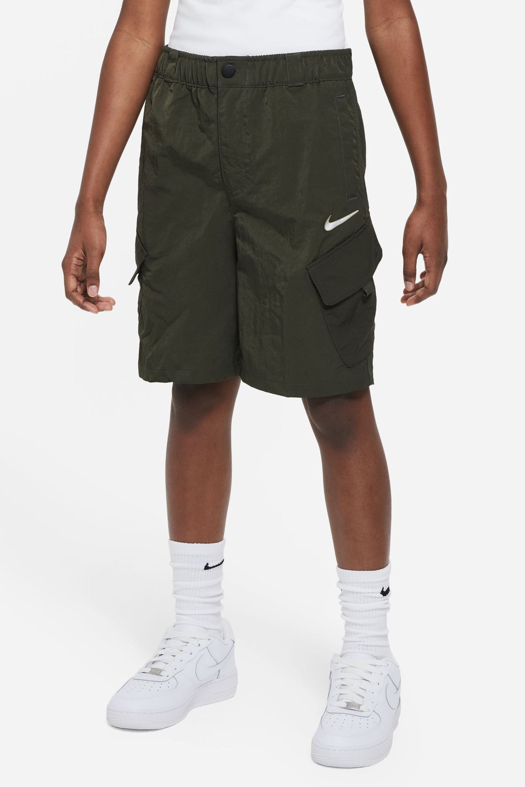Buy Nike Khaki Green Woven Cargo Shorts from the Next UK online shop