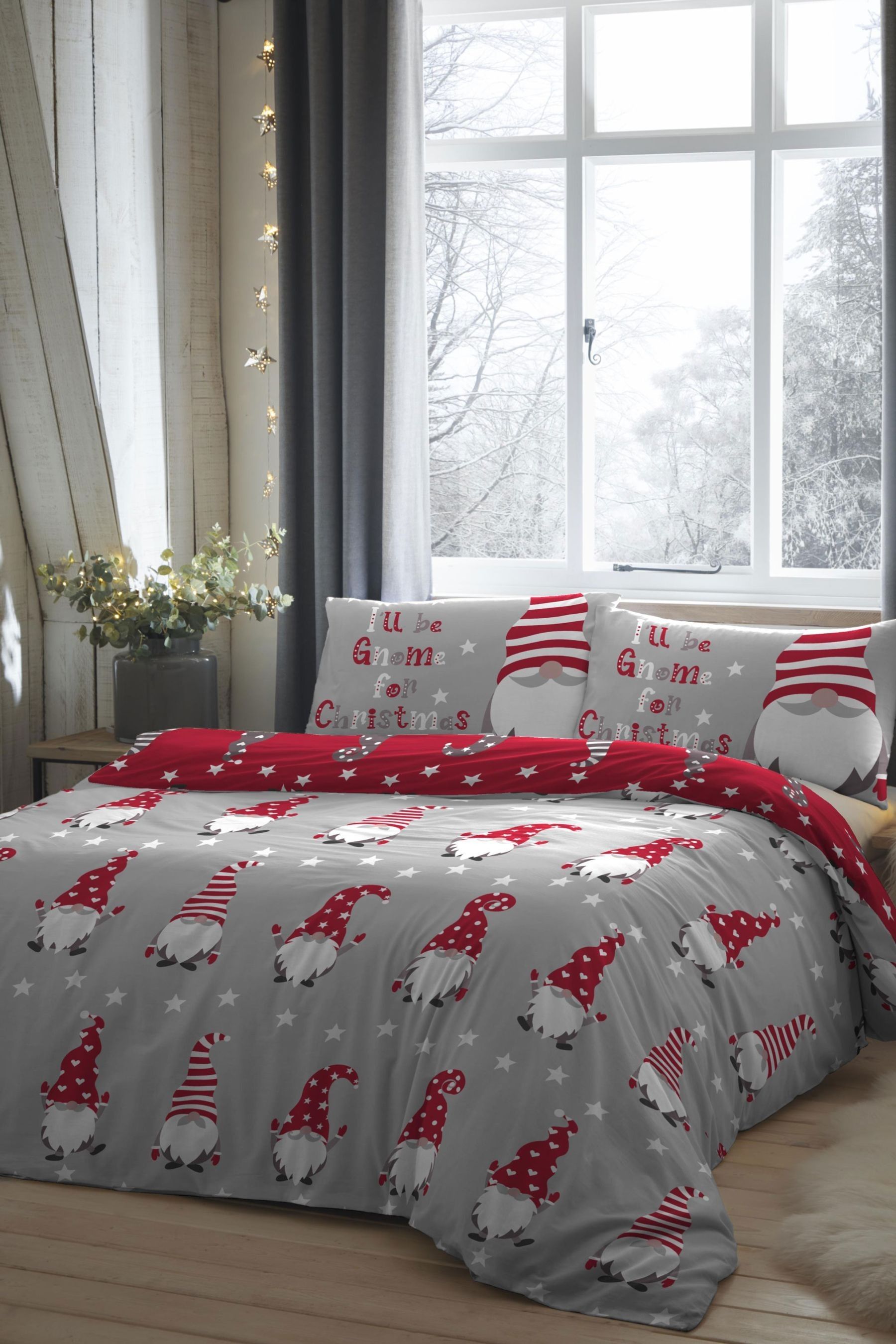 christmas brushed cotton king size bedding