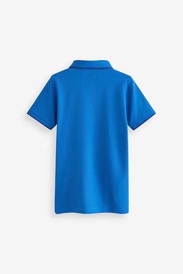 Blue Cobalt Short Sleeve Polo Shirt (3-16yrs)