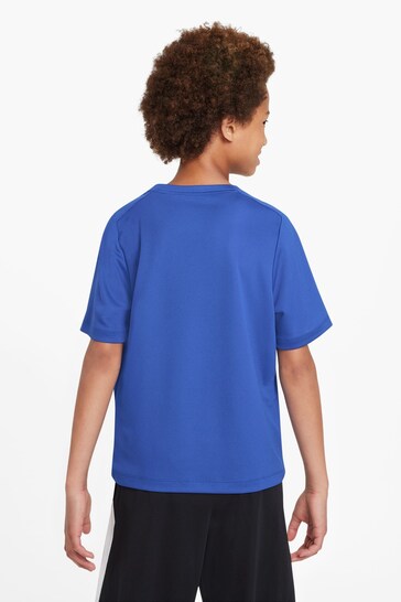 Nike Blue Dri-FIT Multi + Training T-Shirt