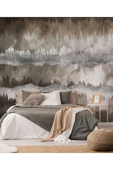Art For The Home Natural The Horizon Taupe Mural