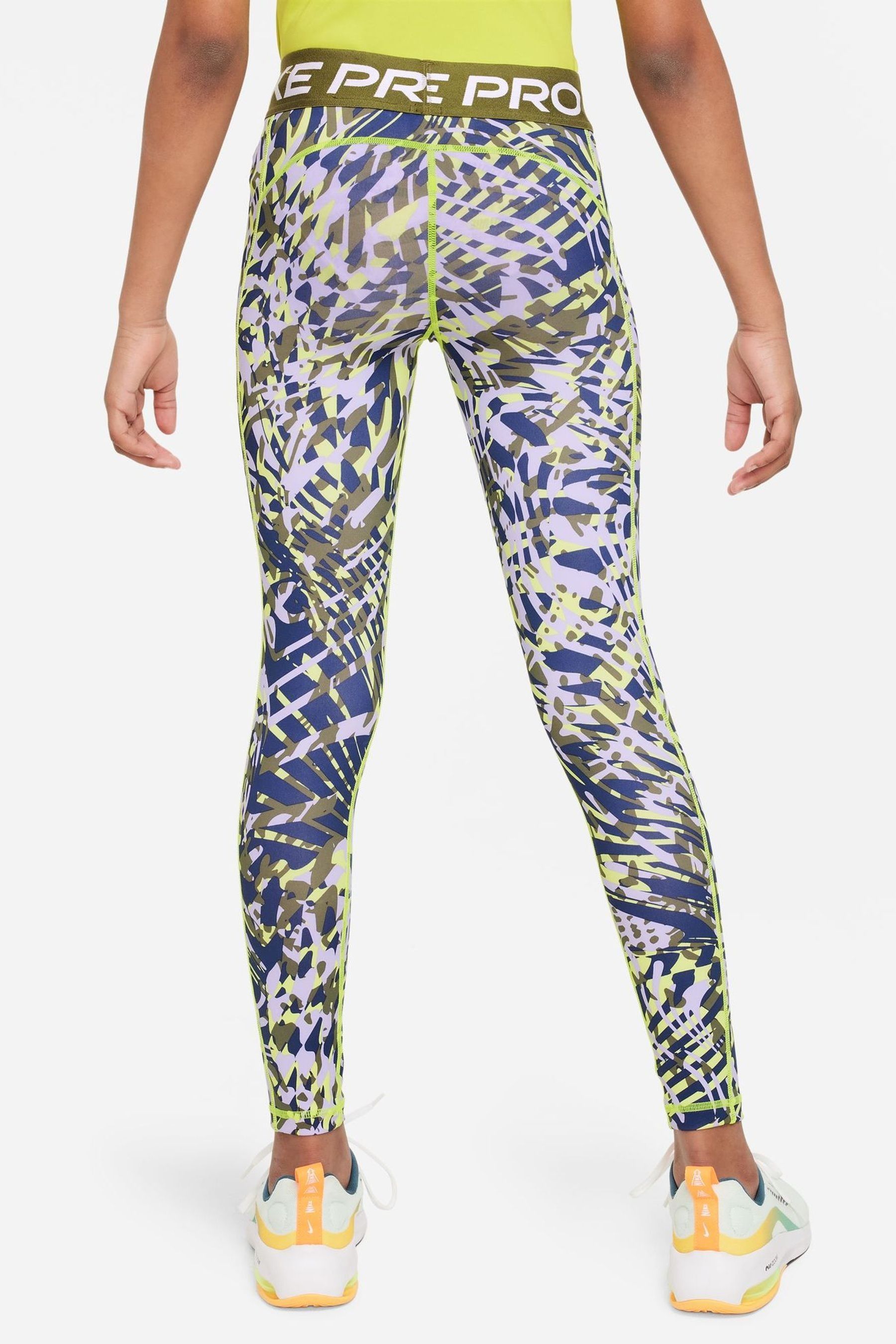 Buy Nike Khaki Green Pro Dri FIT Leggings from the Next UK online shop