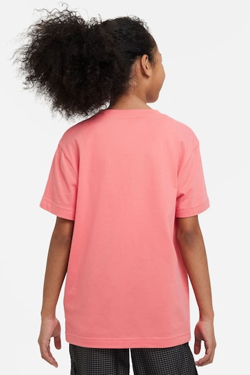 Nike Coral Pink Oversized Futura T-Shirt