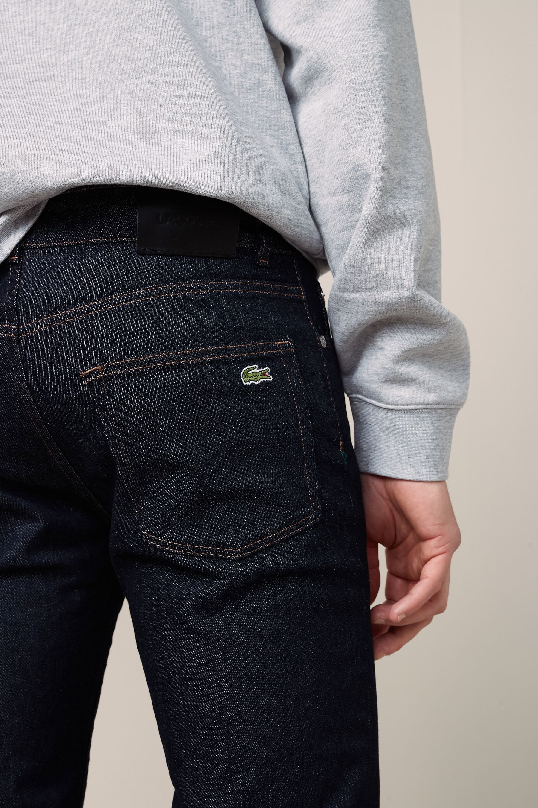Lacoste best sale blue jeans