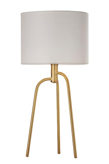 Village At Home Gold Jerry Gold Tripod Table Lamp