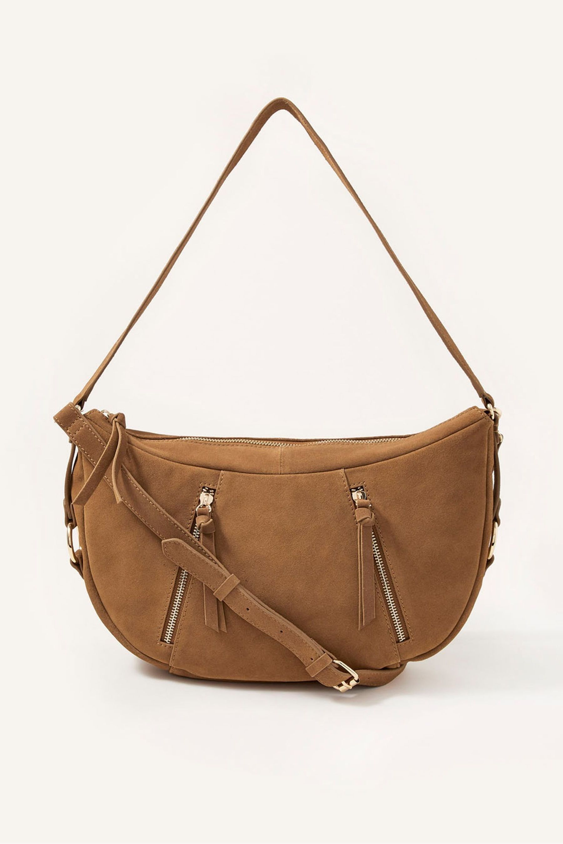 suede shoulder bag