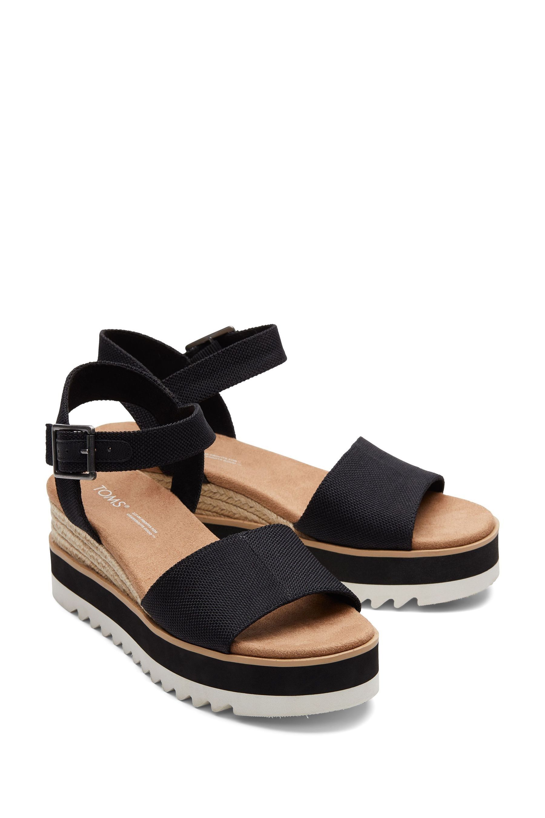 Buy TOMS Vegan Diana Wedge Sandals from the Next UK online shop
