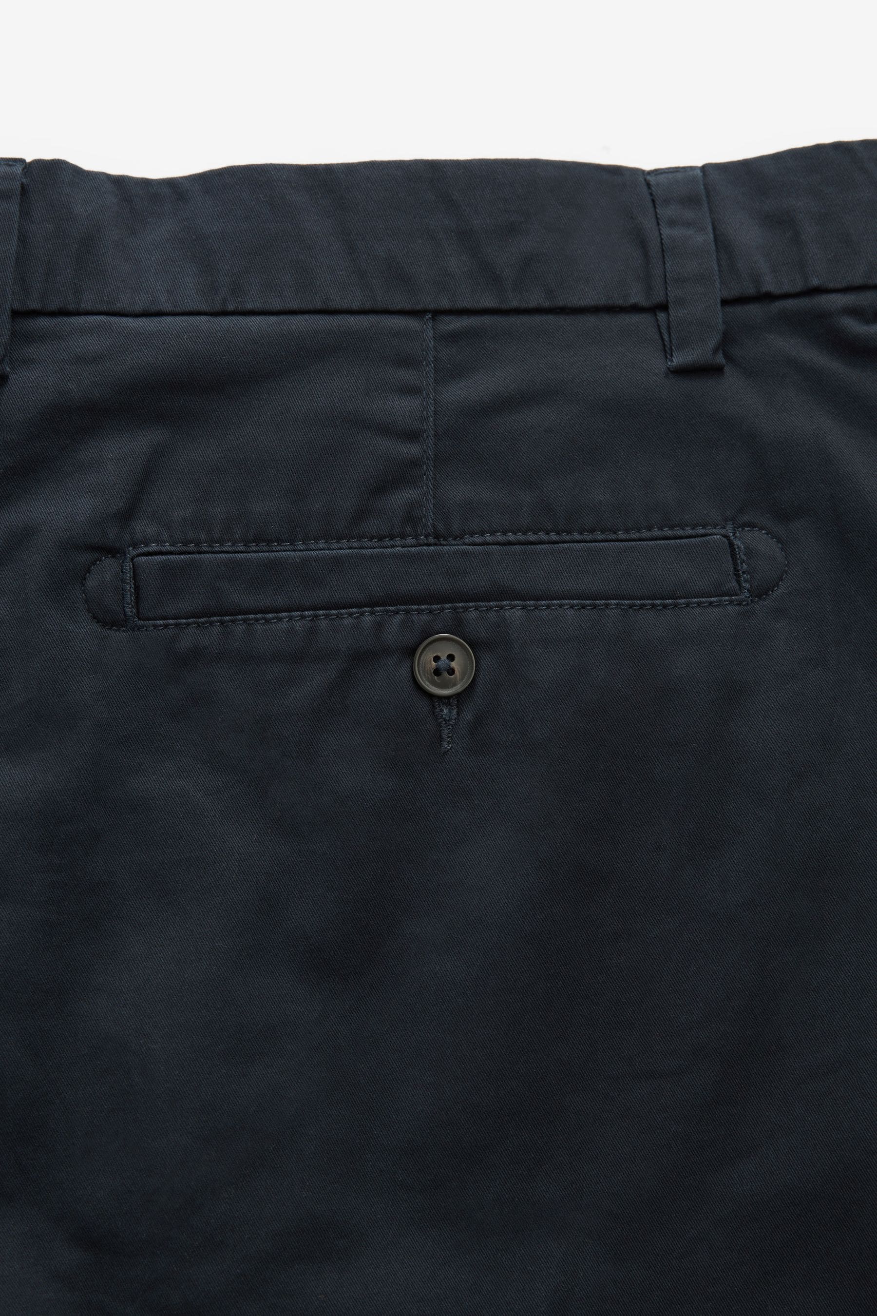 Navy Stone Straight Stretch Chinos Shorts 2 Pack