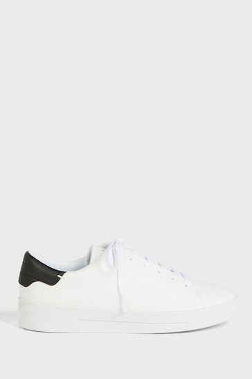 Ted Baker White Tumbled Kimmii Leather Trainers