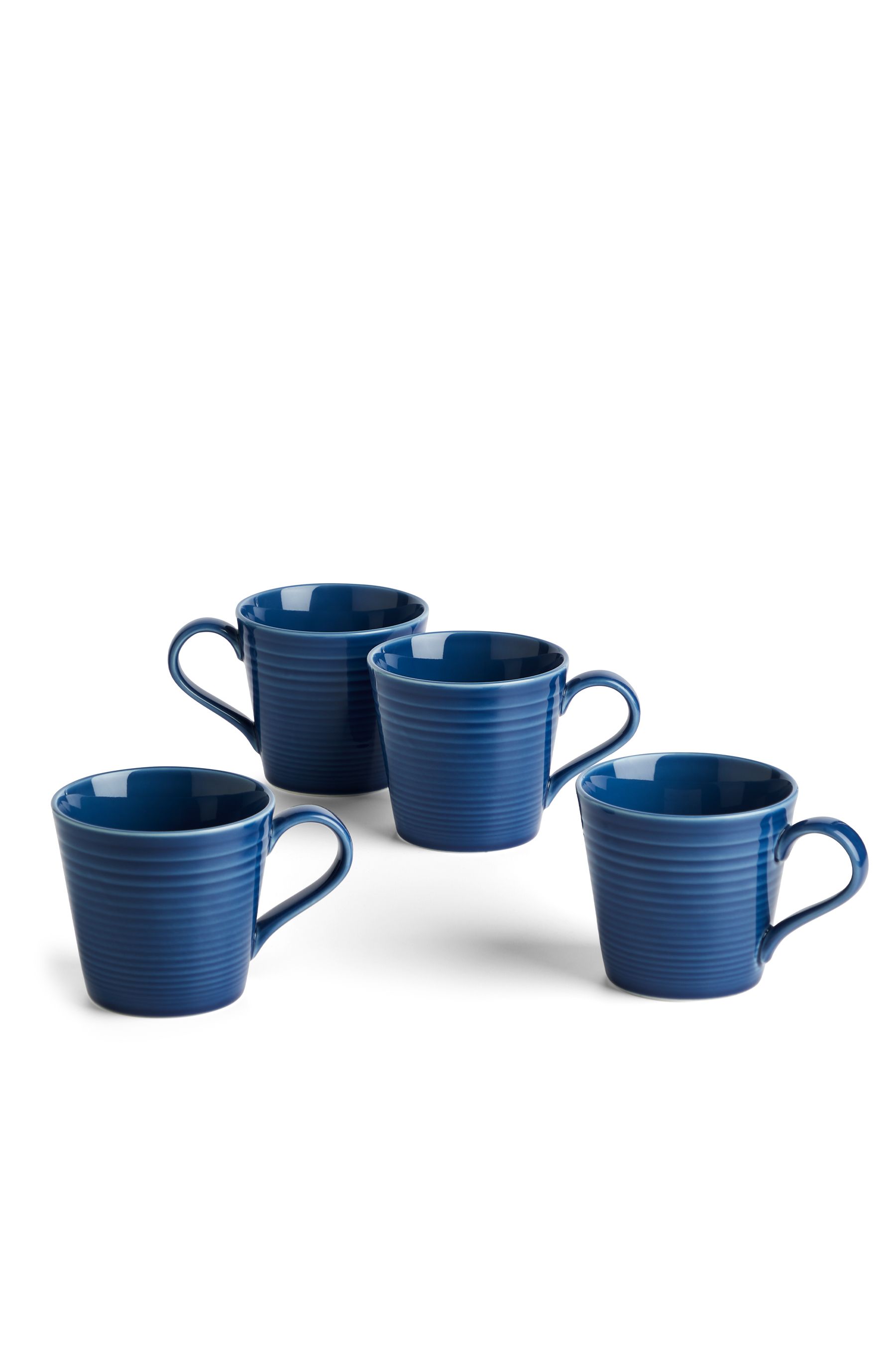 Buy Royal Doulton Set of 4 Blue Gordon Ramsay Maze Denim Mugs from