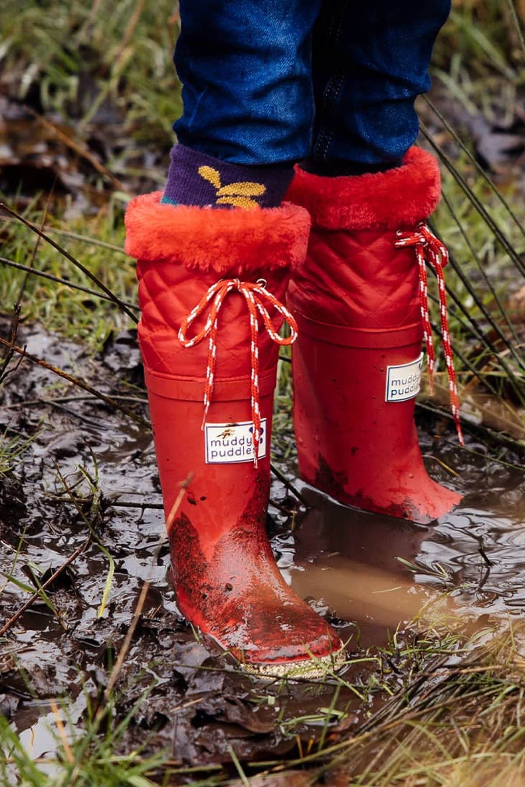 Muddy Puddles Puddleflex Fleece Lined Wellies