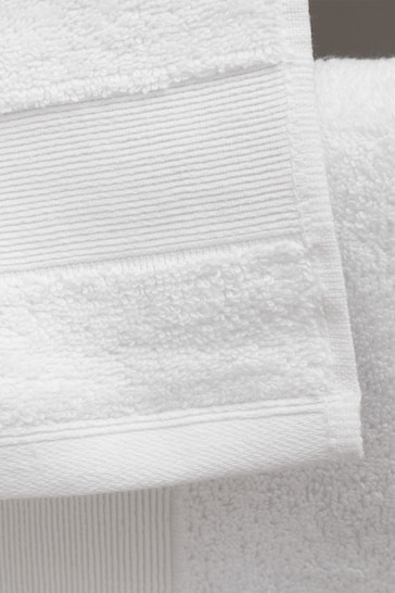 Catherine Lansfield 6 Piece White Anti-Bacterial Towel Bale
