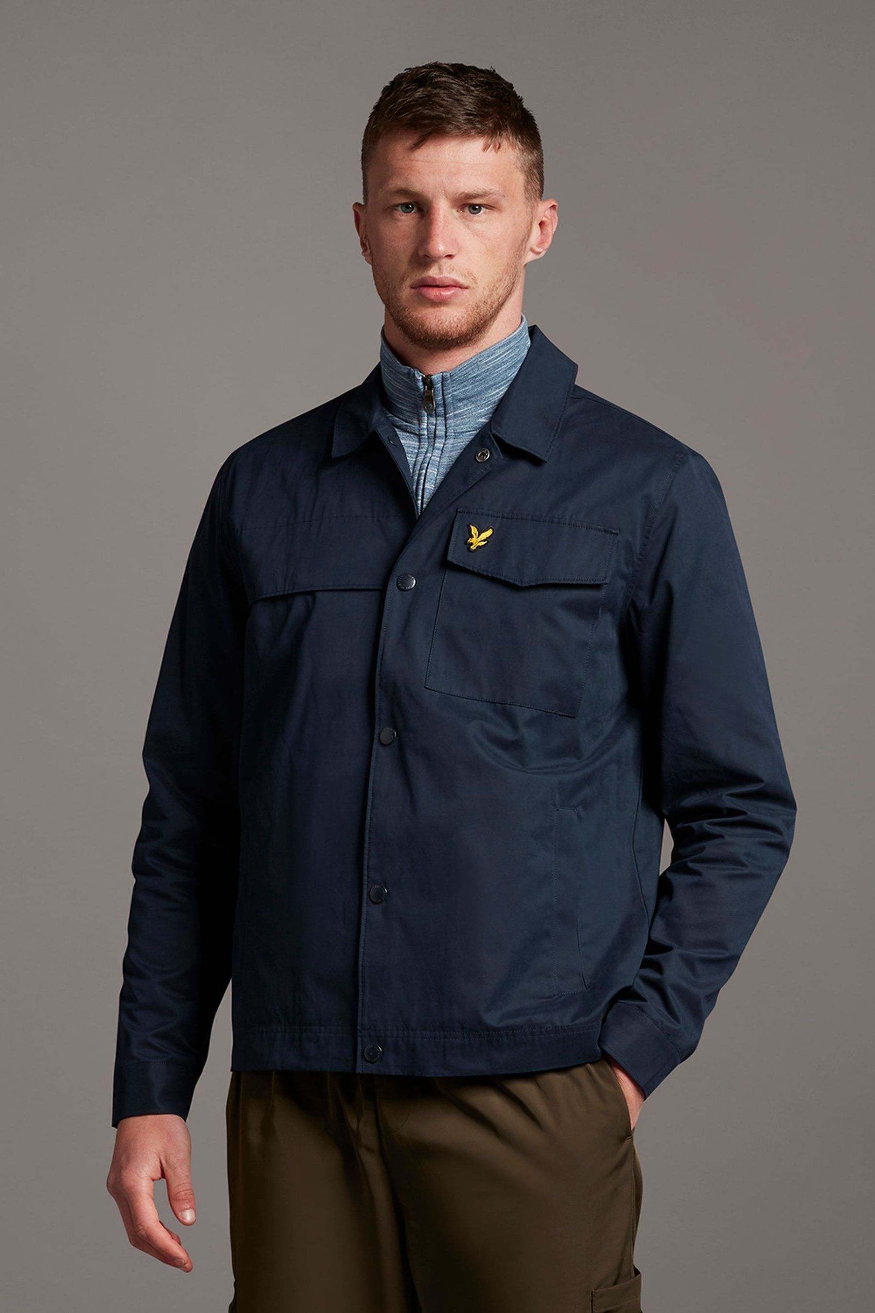 Buy Lyle Scott Blue Jacket from the Next UK online shop