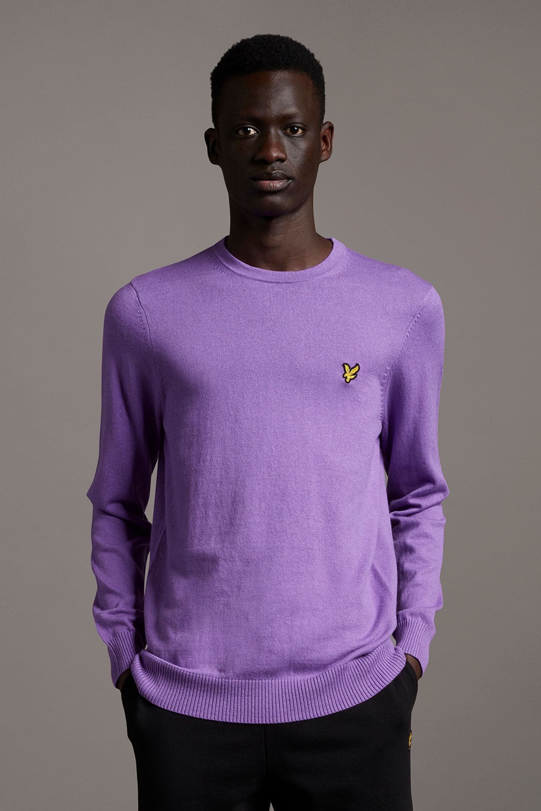 Buy Lyle Scott Purple Jumper from the Next UK online shop