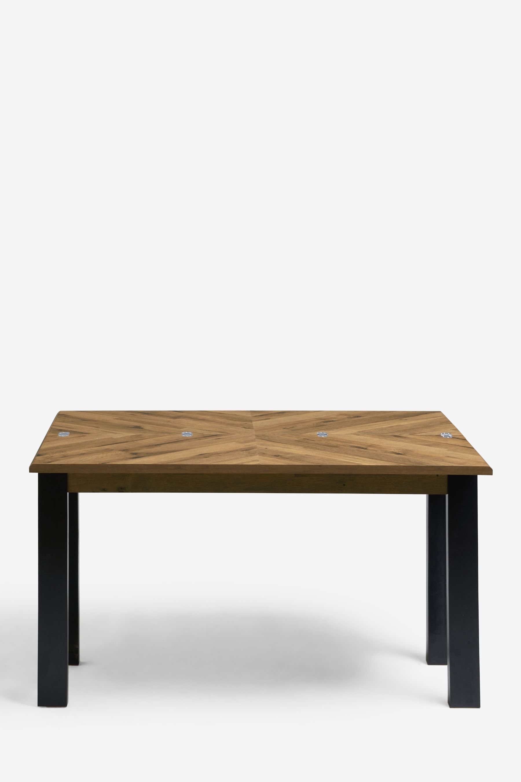 Dark Bronx Oak Effect Console 2 to 4 Seater Extending Dining Table