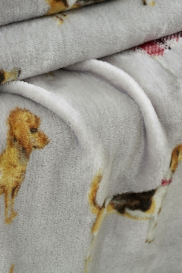 Catherine Lansfield Natural Country Dogs Throw