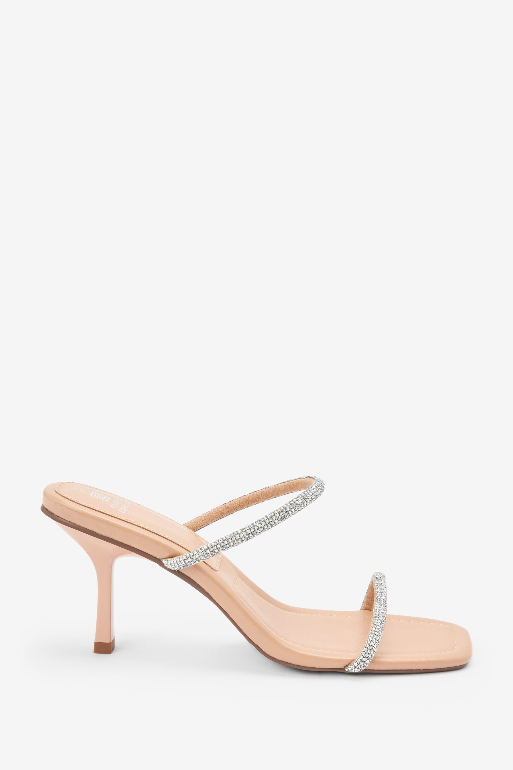 Nude mule shoes sale