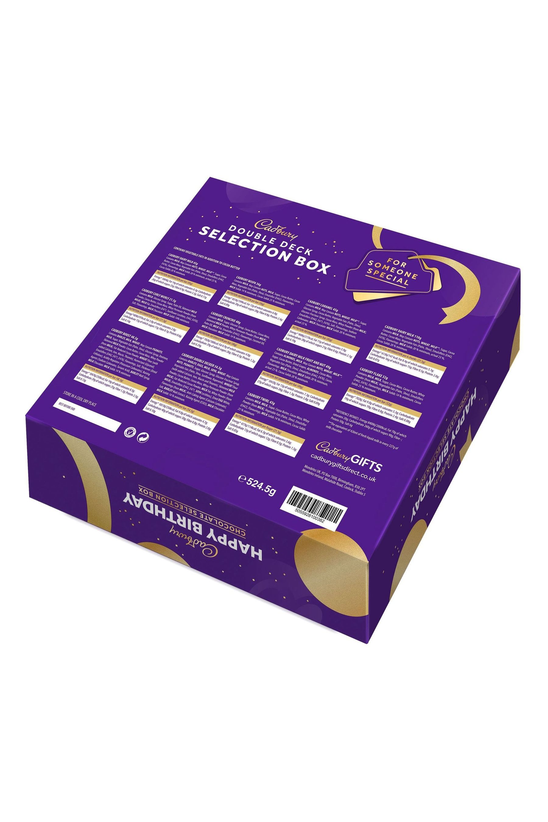 Cadbury double deck selection outlet box