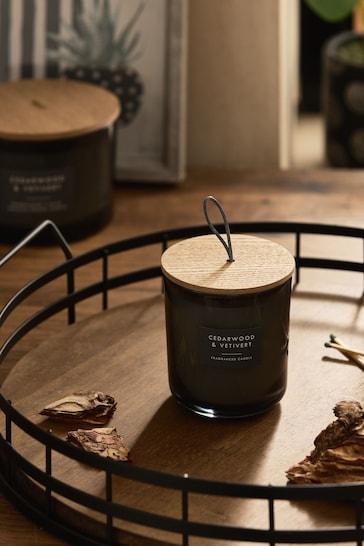 Grey Bronx Cedarwood and Vetiver Scented Single Wick Candle