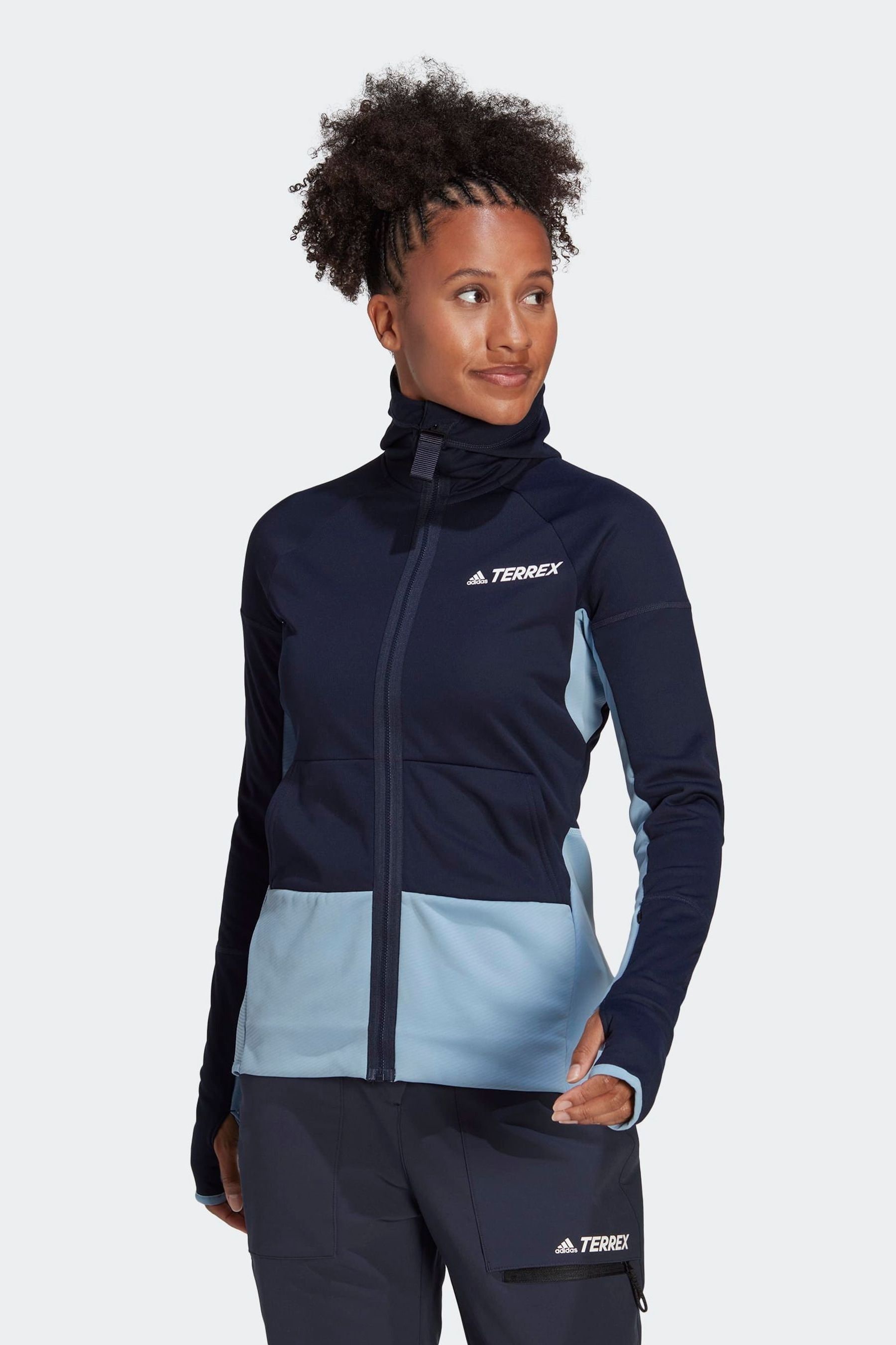 Adidas terrex tracerocker shop hooded fleece jacket