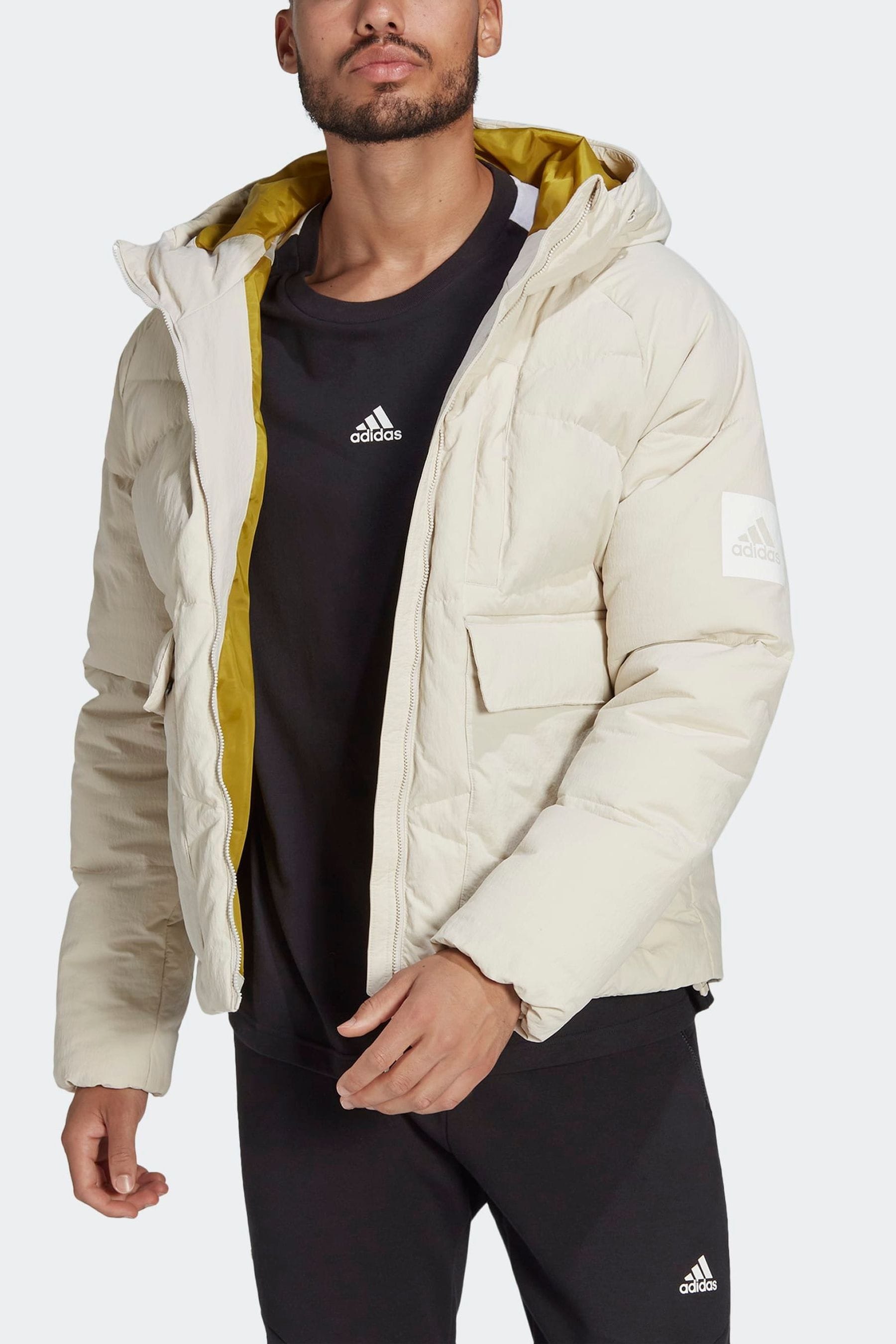 Adidas yellow sale jacket mens