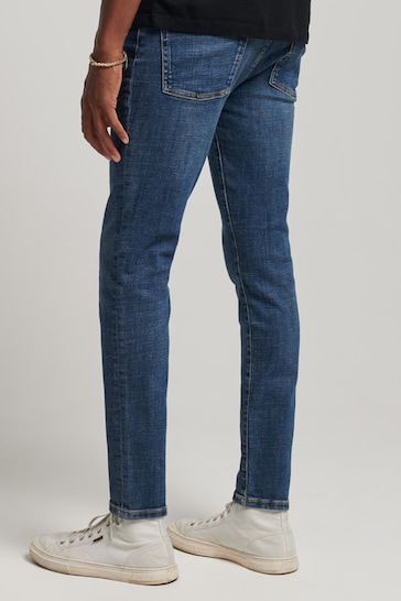 Superdry Blue Organic Cotton Skinny Jeans