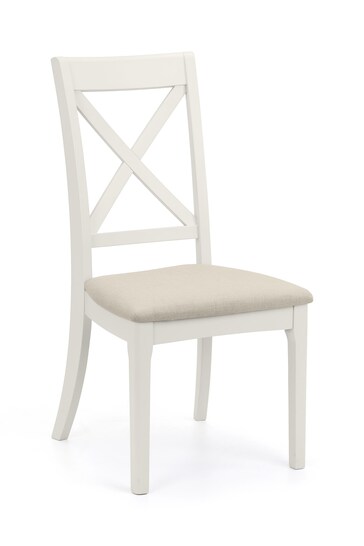 Julian Bowen Set of 2 Cream Provence Dining Chairs