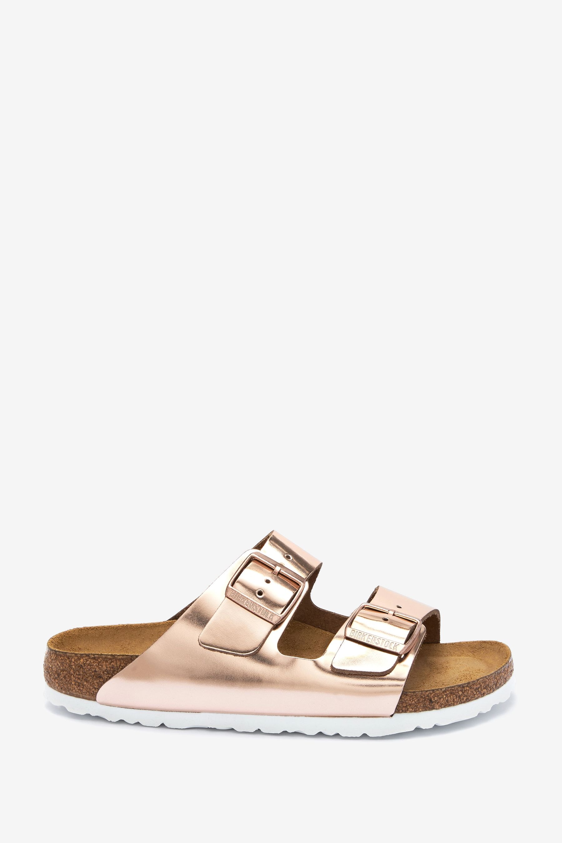 Arizona soft clearance footbed metallic copper