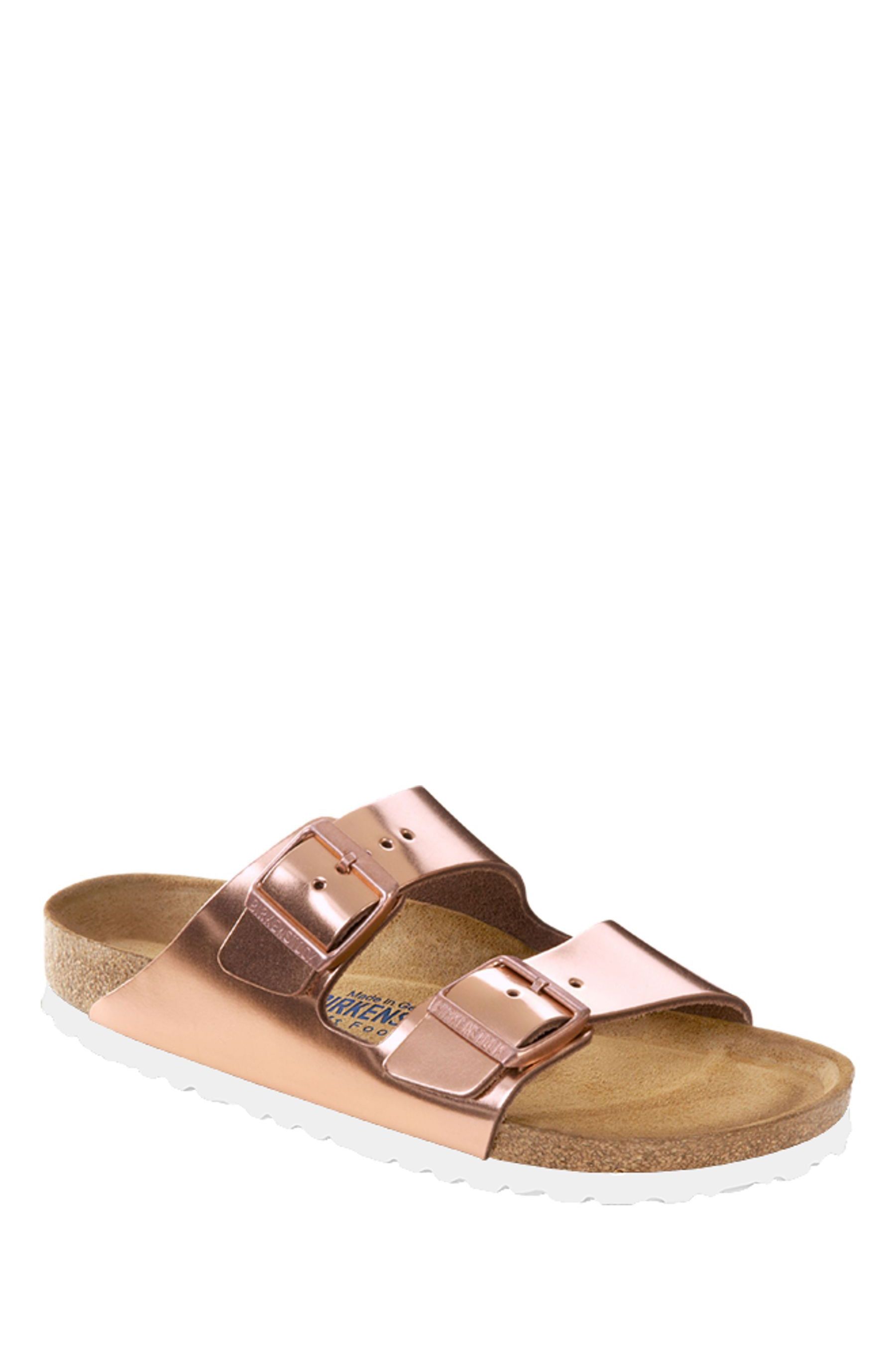 Buy Birkenstock Copper Arizona Leather Sandals from the Next UK online shop