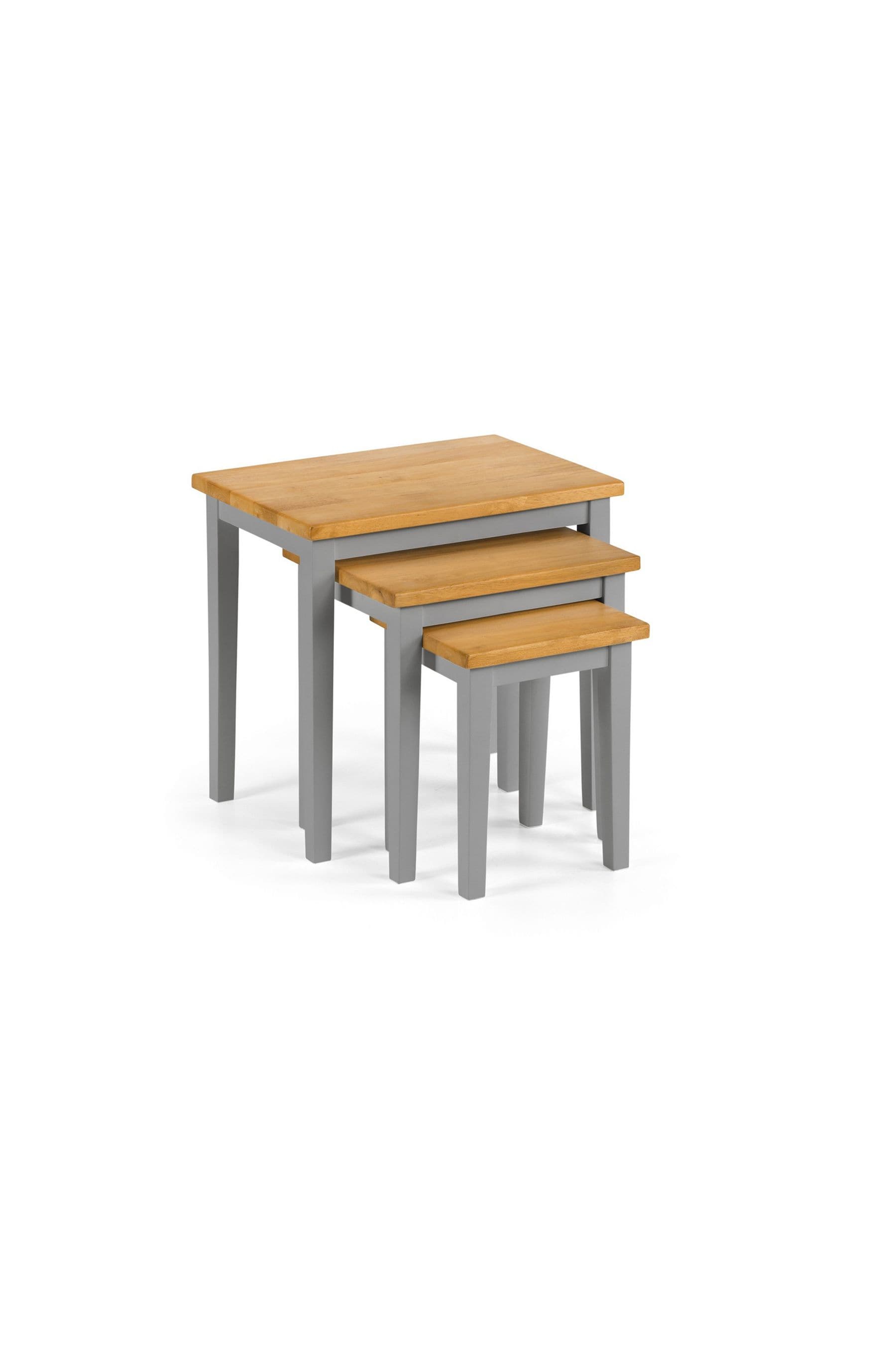 Julian Bowen Grey Cleo Nest Of Tables