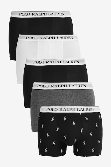 Polo Ralph Lauren Cotton Stretch Trunks 5 Pack