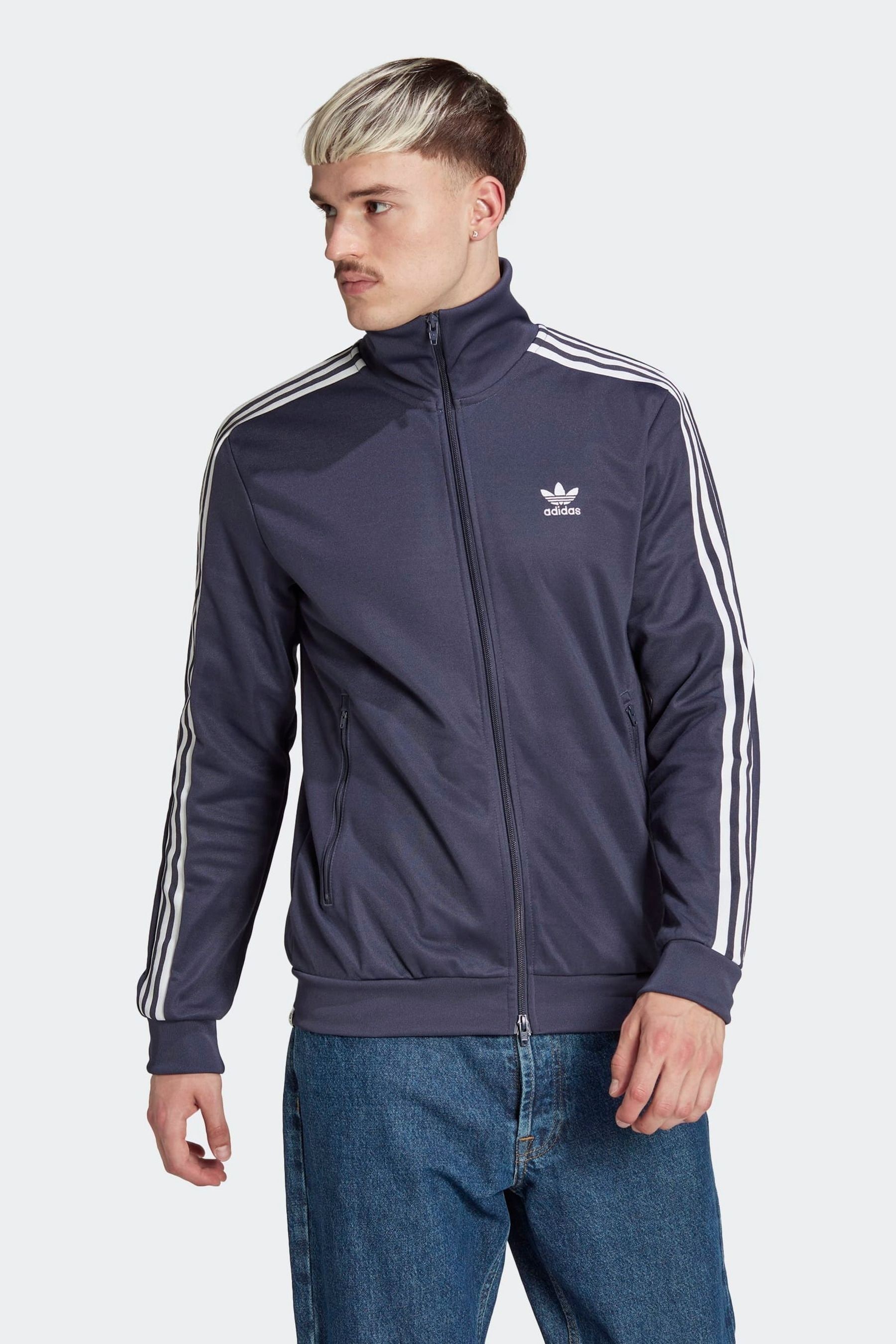 Buy adidas Originals Blue Adicolor Classics Beckenbauer Track Top