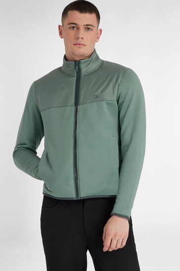 Buy Calvin Klein Golf Green Monte Full Zip Base Layer from the Next UK  online shop