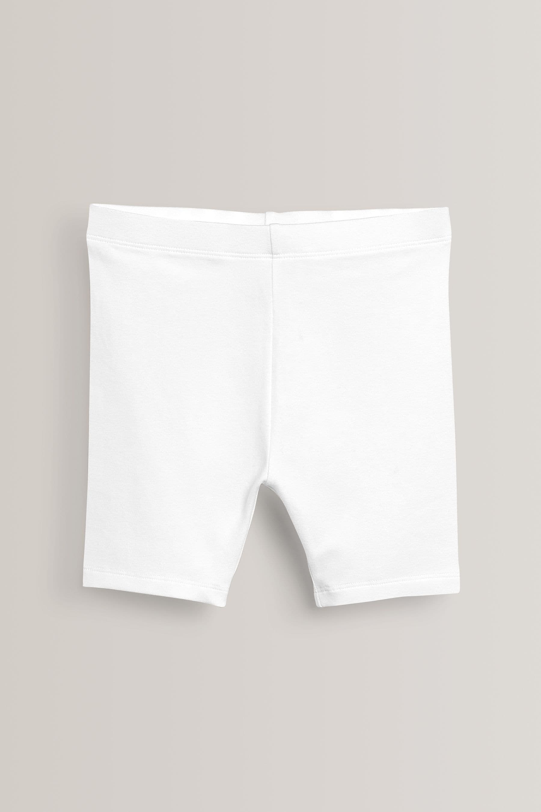 White biker shorts sales