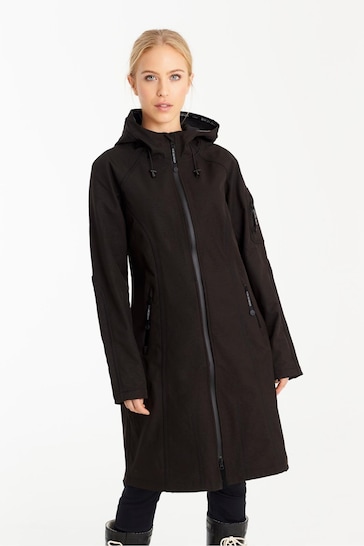 Ilse Jacobsen Waterproof Slim Fit Long Softshell Raincoat