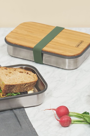 Black & Blum Green Olive Stainless Steel Sandwich Box