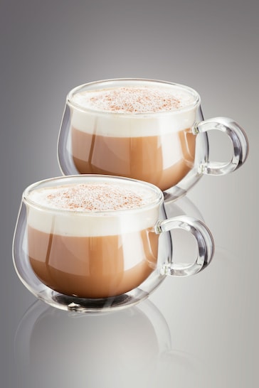 Judge Clear 2 Piece Double Walled Cappucino Glass Set