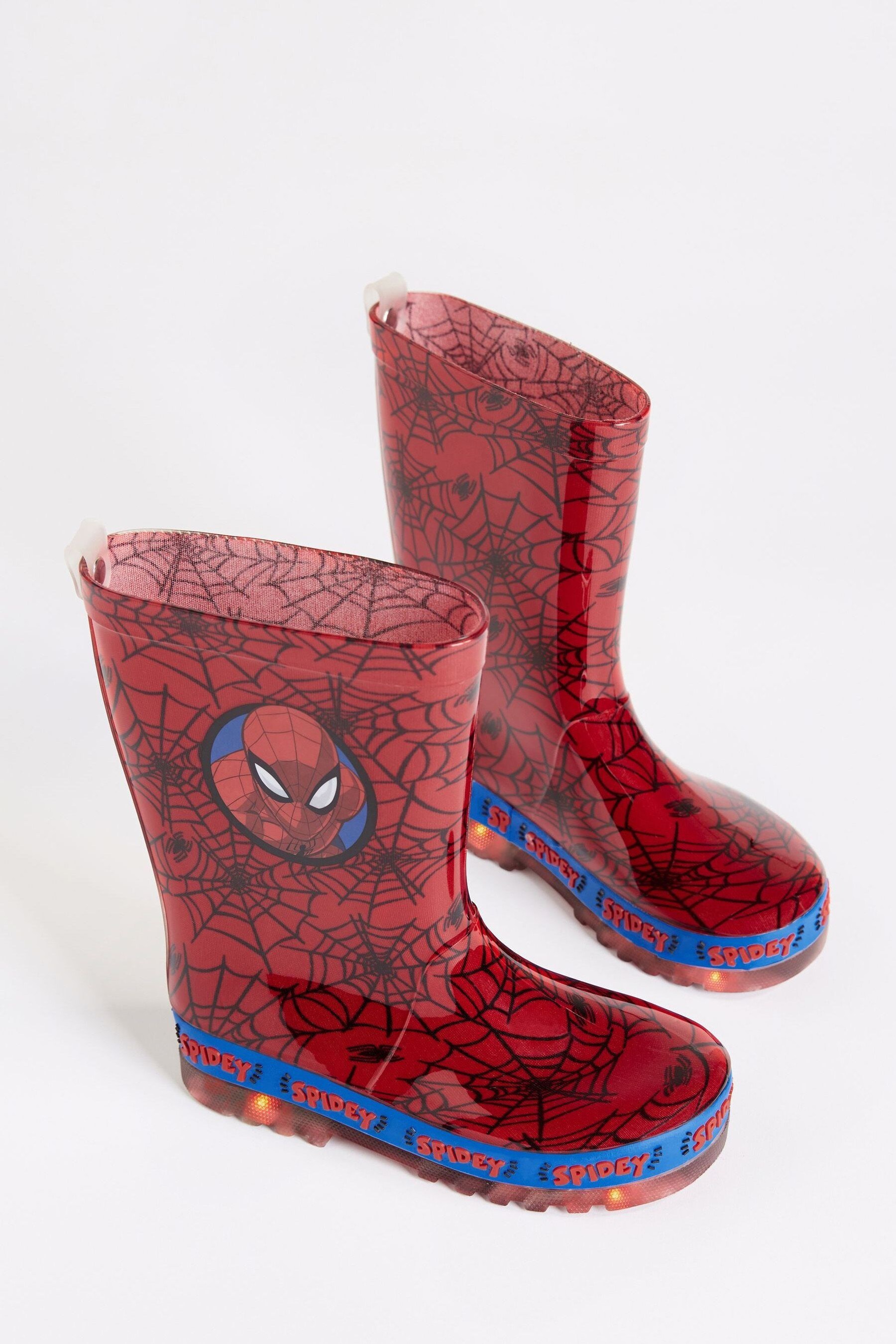 Buy F\u0026F Red Yb Spiderman Pvc Wellies 