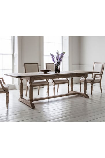 Gallery Home Natural Missouri 10 Seater Extending Dining Table