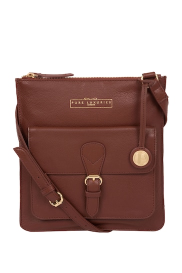 Pure Luxuries London Kenley Leather Cross-Body Bag