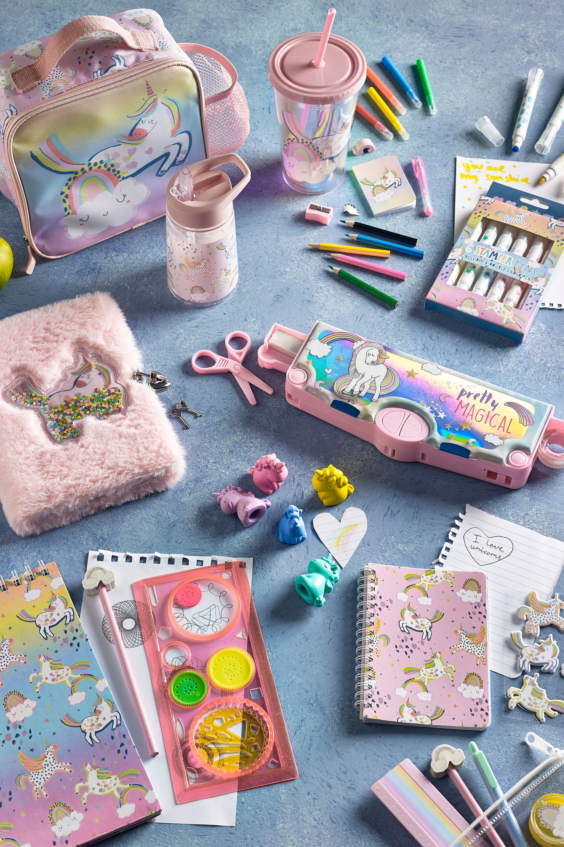 Buy Multi Unicorns Lunch Bag and Water Bottle from the Next UK